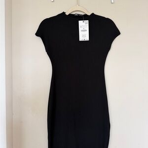 NWT Zara Elegant Black Dress